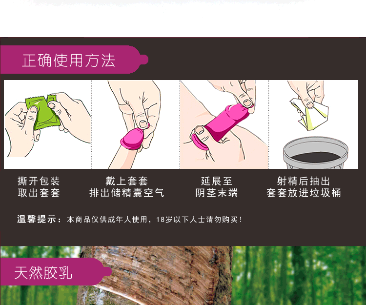 狂野避孕套魅力系列天藍色(圖6)